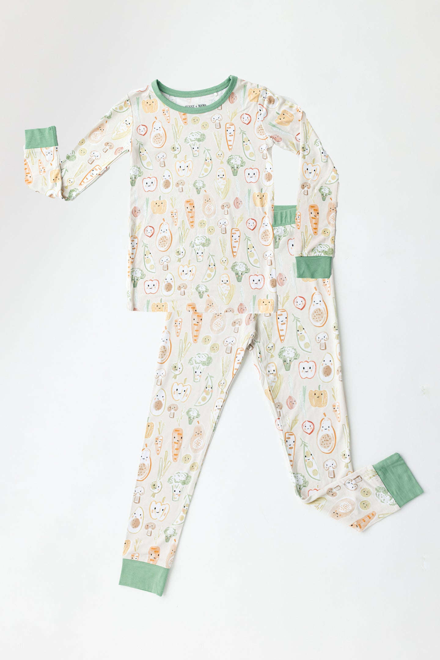 Vegetable Soiree Two-Piece Bamboo Set